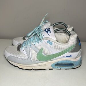 Nike Air Max Y2K 2010 white green blue and silver sneakers